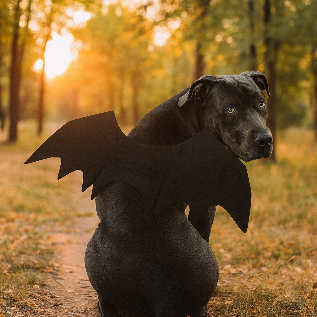 Norvo | Halloween Hund Kostyme Flagermus Vinger