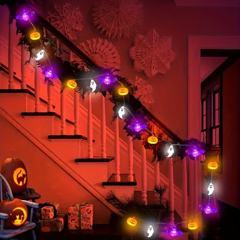 Norvo | Spooky Halloween Lyskilder – Batteridrevet Gresskar Design