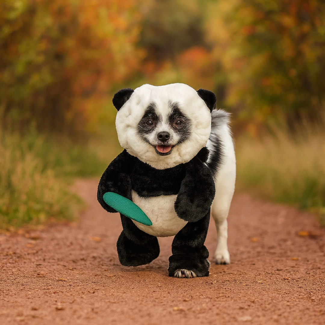 Norvo | Halloween Panda Hund Kostyme Utstyr