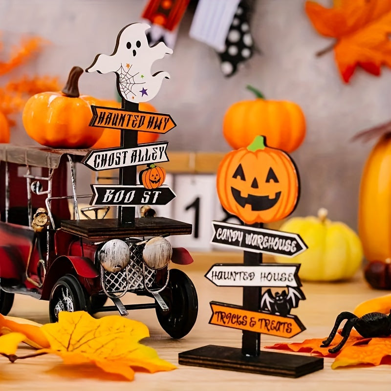 Norvo | Halloween Tre-pumpe – Dekorativt Bord Ornament for Hjem
