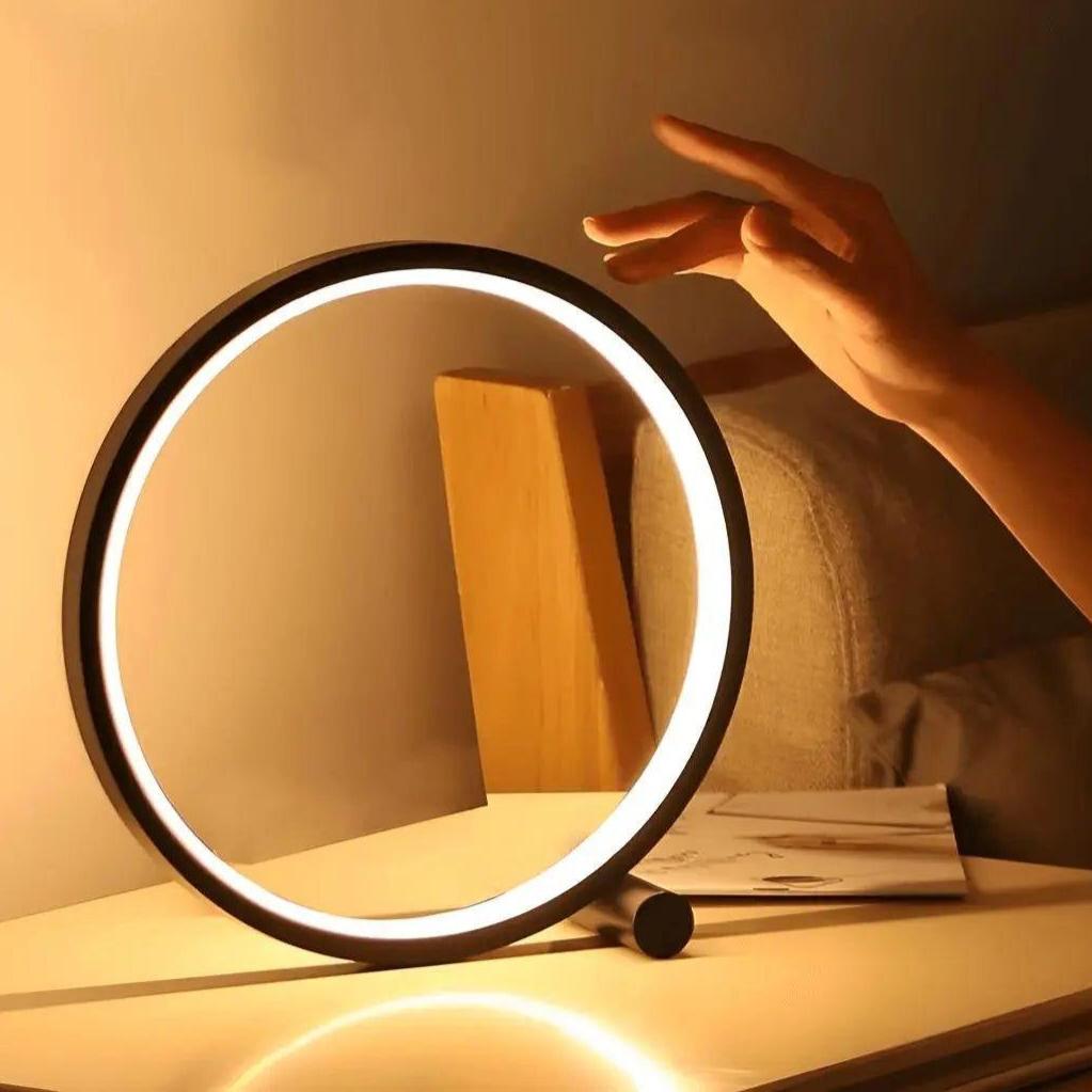 Norvo | Dimmbar LED Berøring Rund Bordlampe for Kreative Rom