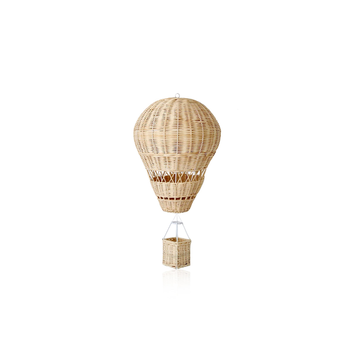 Norvo | Håndlaget Rattan Vevd Ballong Mobil Ornament
