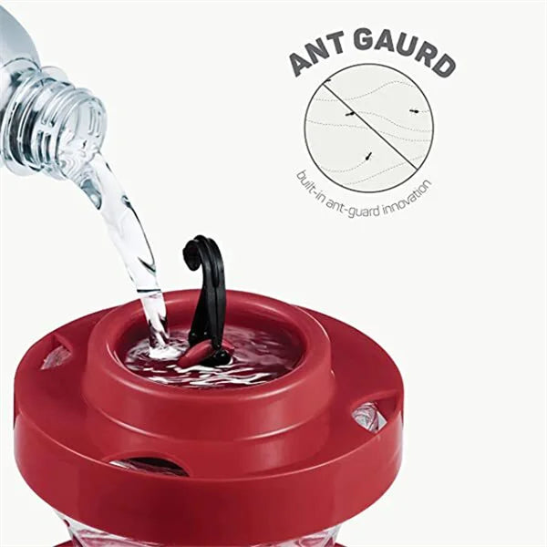 Norvo | Rød nektarhus for kolibrier med insektstopp