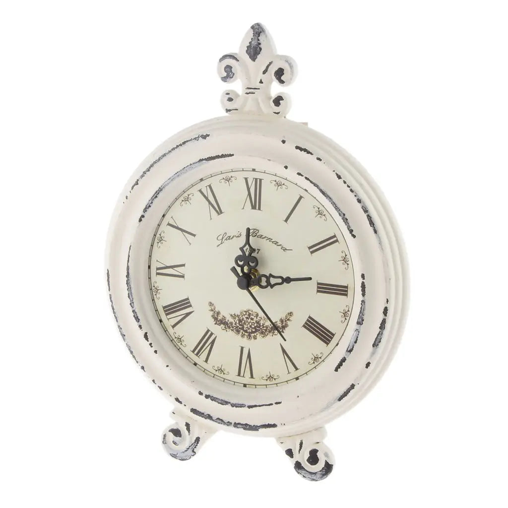 Norvo | Vintage Tre Stil Bordklokke med Alarm