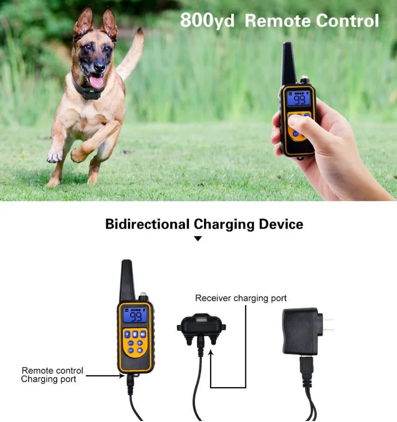 Norvo | Elektrisk hundetrening E-halsbånd – Trygt, effektivt fjernkontroll