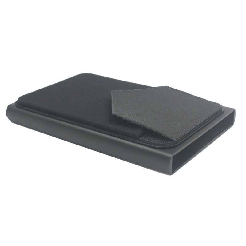 Norvo | Pop-Out Aluminium RFID Blokkerende Lommebok med Hurtigtilgang Skyver