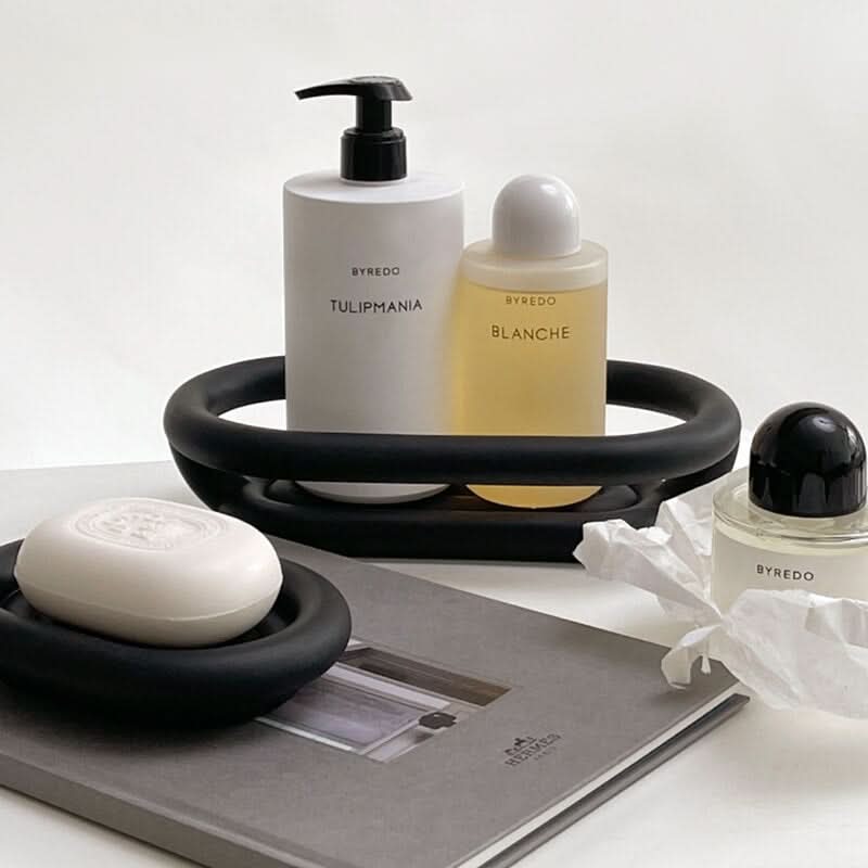 Norvo | LUXDISH – Abstrakt såpeskål og baderomshylle