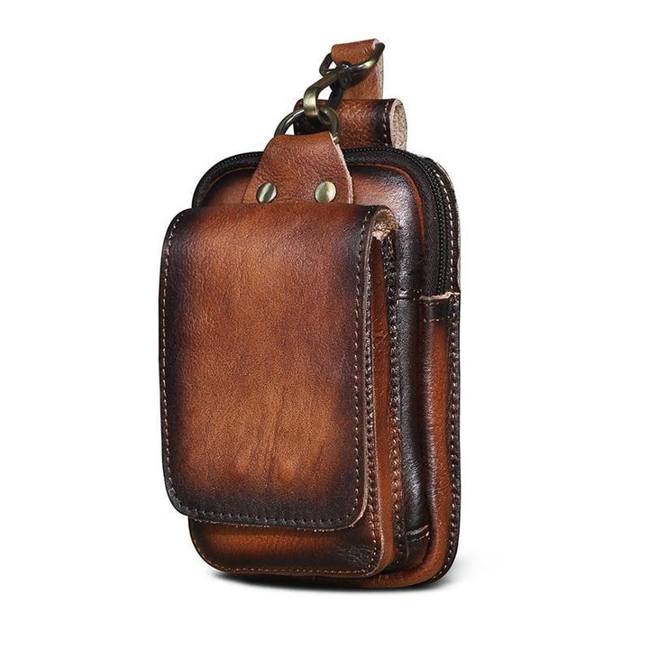 Norvo | Elegant lærbelte-pouch for menn