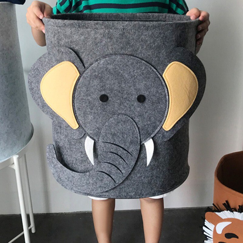 Norvo | Safari Dyr Sammenleggbar Barn Leketøy Vaskekurv