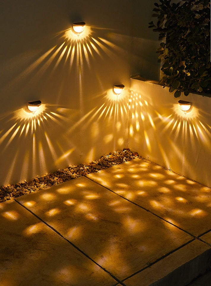 Norvo | NoirRay – Solar Vegglampe med Elegant Moderne Glød