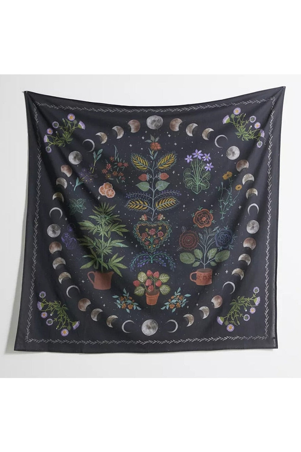 Himmelsk Botanisk Tapestry