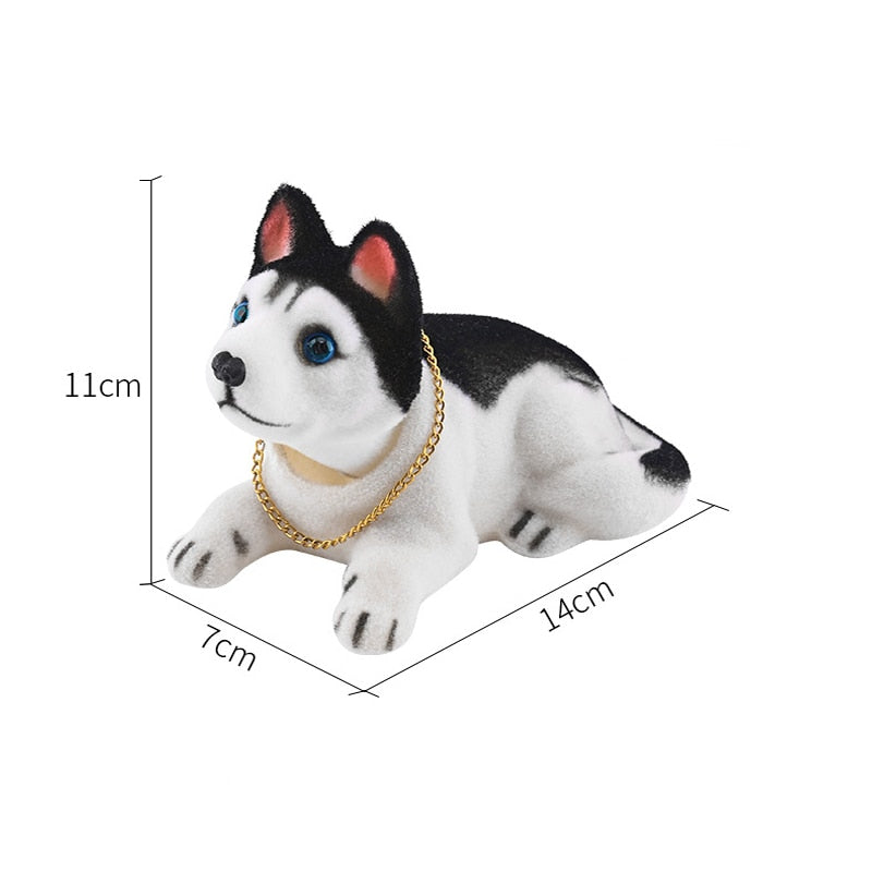 Norvo | Søte Hodevibrerende Hunder Bil Dekor