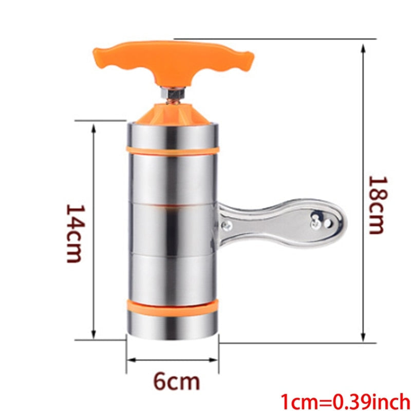 Norvo | Manuell Rustfritt Stål Nuddeltryllekunstner Pastamaskin