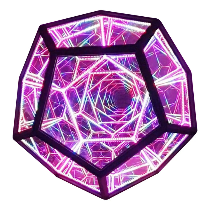Norvo Infinite Dodecahedron Color Art Light Usb Charging Decorative Lamp Home Desktop Decoration Aesthetic Room Decor