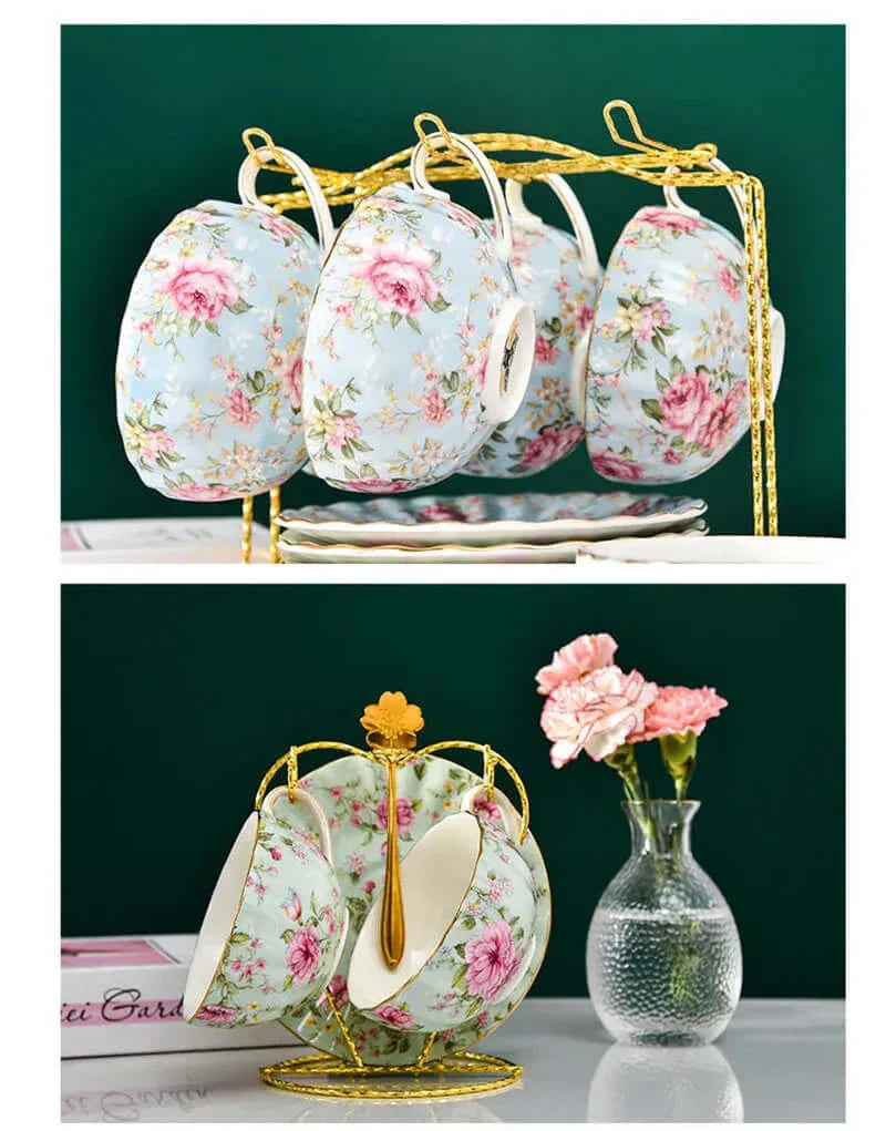 Norvo | Elegant Bone China Porcelain Coffee Cup - Luksuriøs og Unik Design