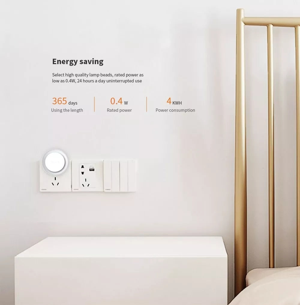 Norvo | Automatisk Sensor Komfort Sengebord Korridor Nattlampe