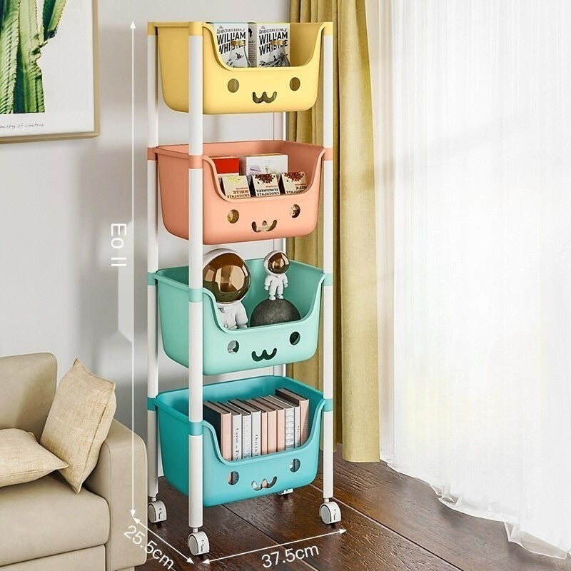 Norvo | Enkel Rull Multi-Bruk Justerbar Oppbevaringsstativ