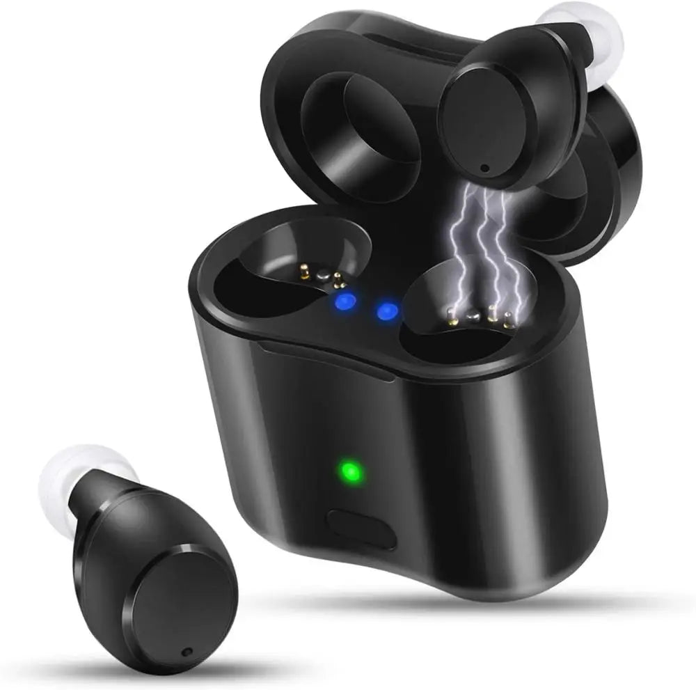 Norvo | ClearTone Oppladbar CIC Høreapparat for Eldre og Voksne