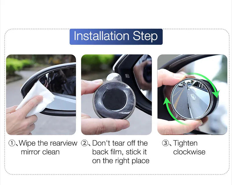 Norvo | Bil 360 Grad Bredvinkel Blind Spot Speil