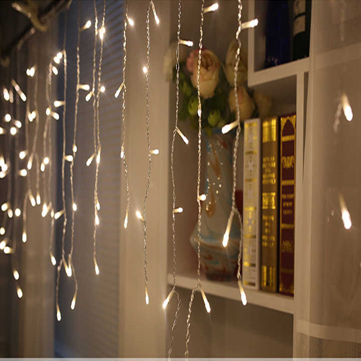 Norvo | LED Istapp Lysgardin – Stjernehimmel Lyslenke for Utendørs & Vindu