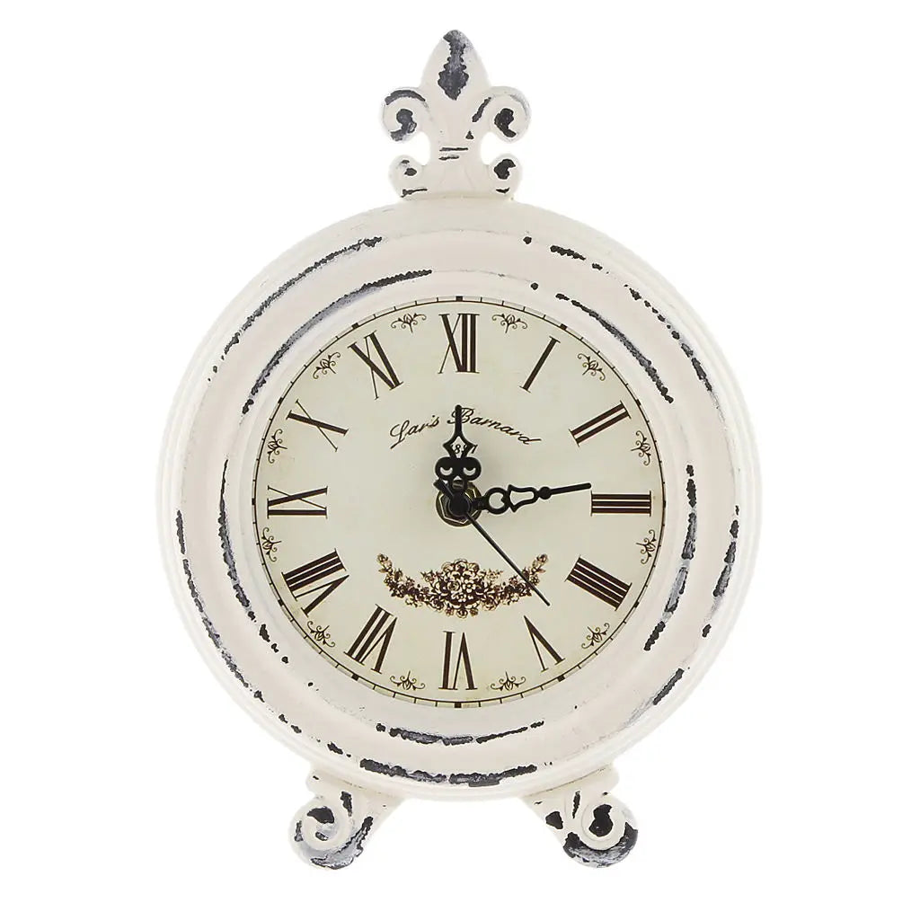 Norvo | Vintage Tre Stil Bordklokke med Alarm