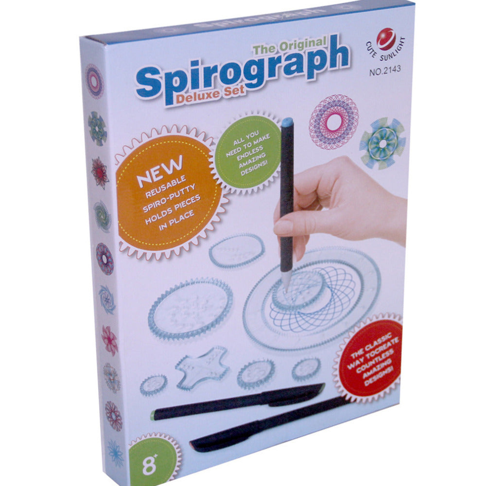 Norvo | Spirograph Tegnesett | Kreativ - Utdanningsleketøy for Barn
