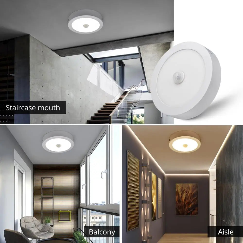 Norvo | Bevegelsessensor LED Taklamper – Smart Belysning for Hjemmet
