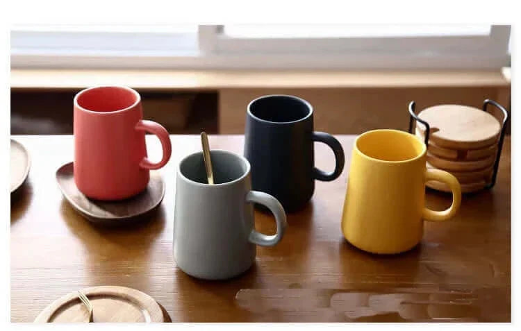 Norvo | Veldig stor steintøy kaffekopp