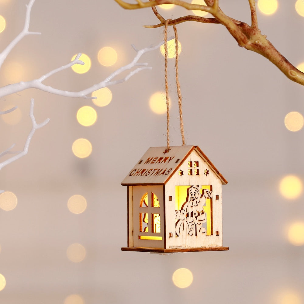 Norvo | DIY Tre Henge Dekor Glødende Lampe