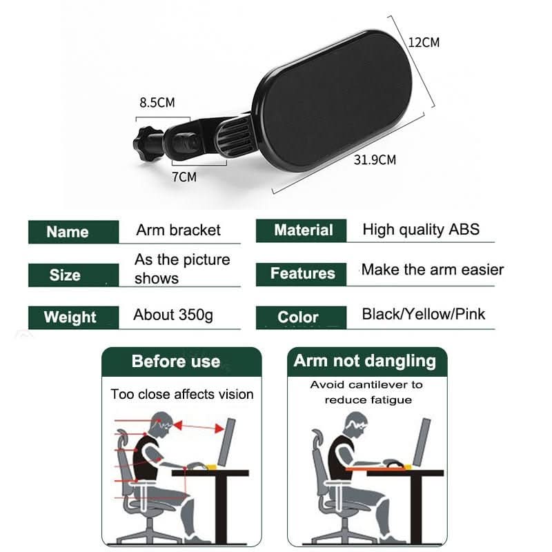 Norvo | Ergonomisk 180° svingstøtte mot RSI og skulderplager