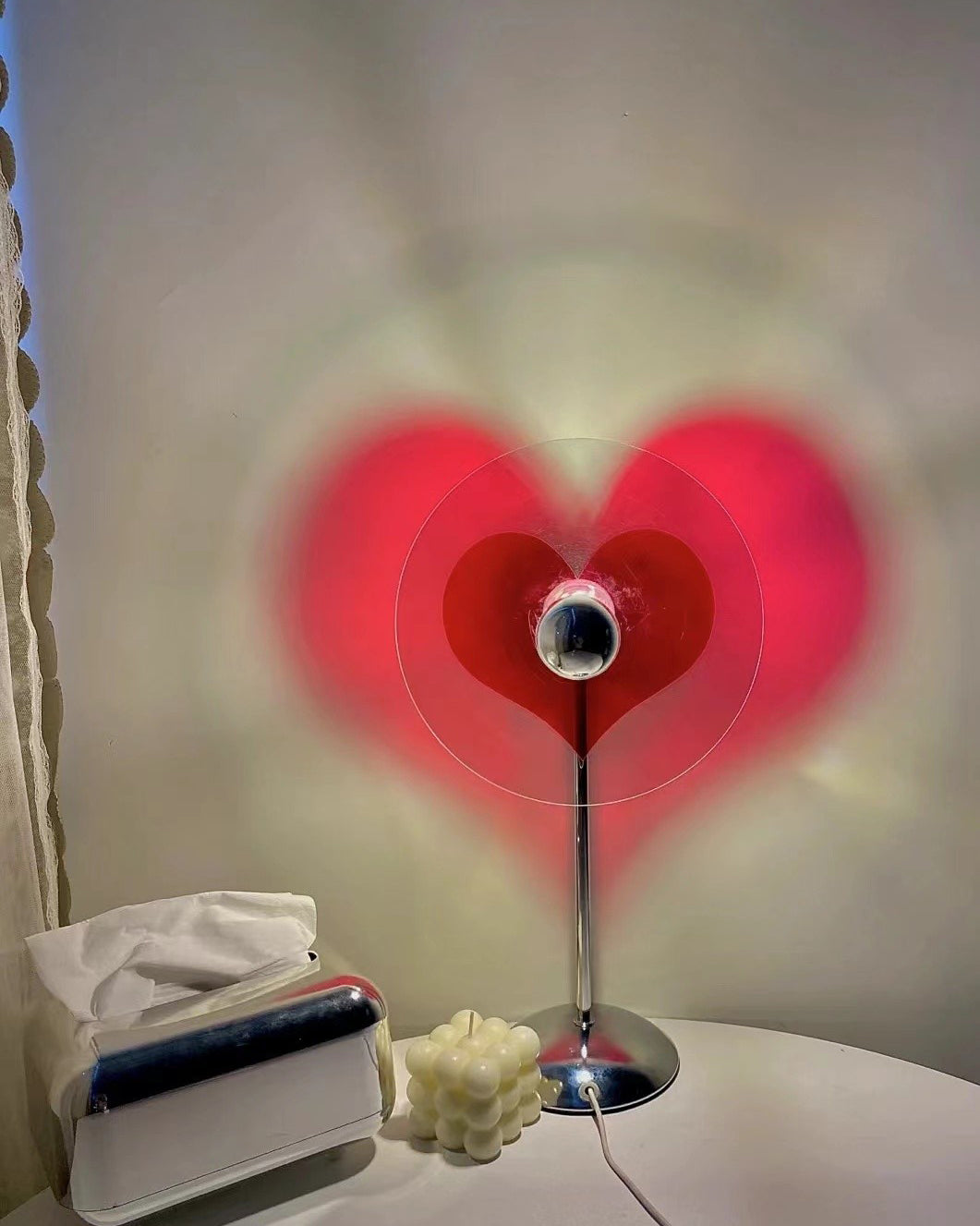 Norvo | LoveGlow – Elegant Bordlampe med Oppladbar LED