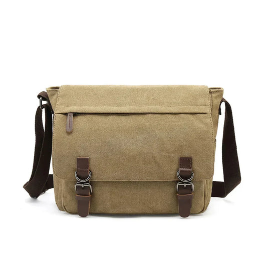 Norvo | Carlos – Robust Herresekk for Daglig Bruk | Slitesterk Lerret Crossbody Bag