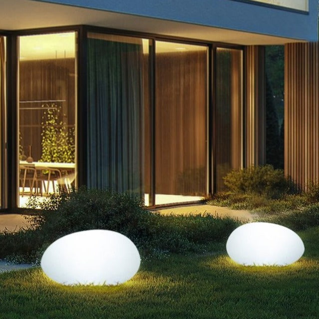 Norvo | Cobblestone LED Hage Lys Fixture - Sol Drevet Utendørs Belysning for Stier & Landskap