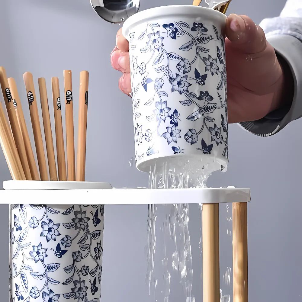 Norvo | Bloomfield keramisk redskapsbeholder krukke