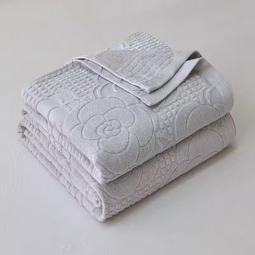 Norvo | Flora Terry Cotton Weave Blanket