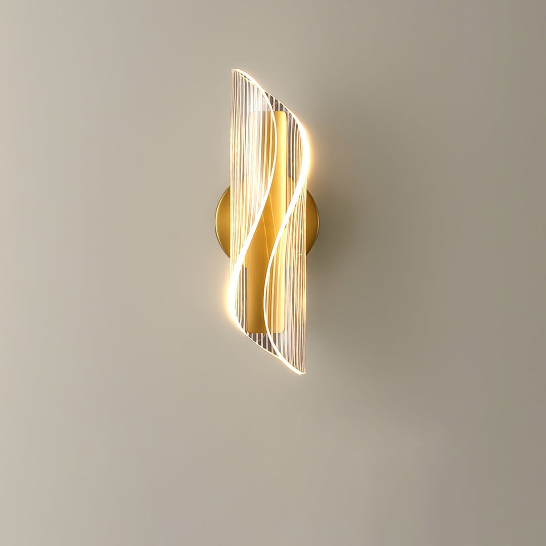 Norvo | CrystalAura – Funklende Krystall Vegglampe for Glamourøs Touch