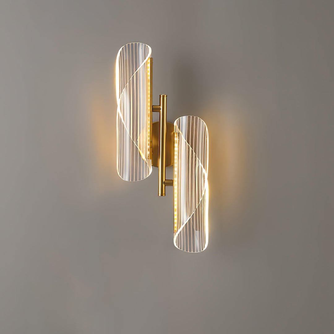 Norvo | CrystalAura – Funklende Krystall Vegglampe for Glamourøs Touch