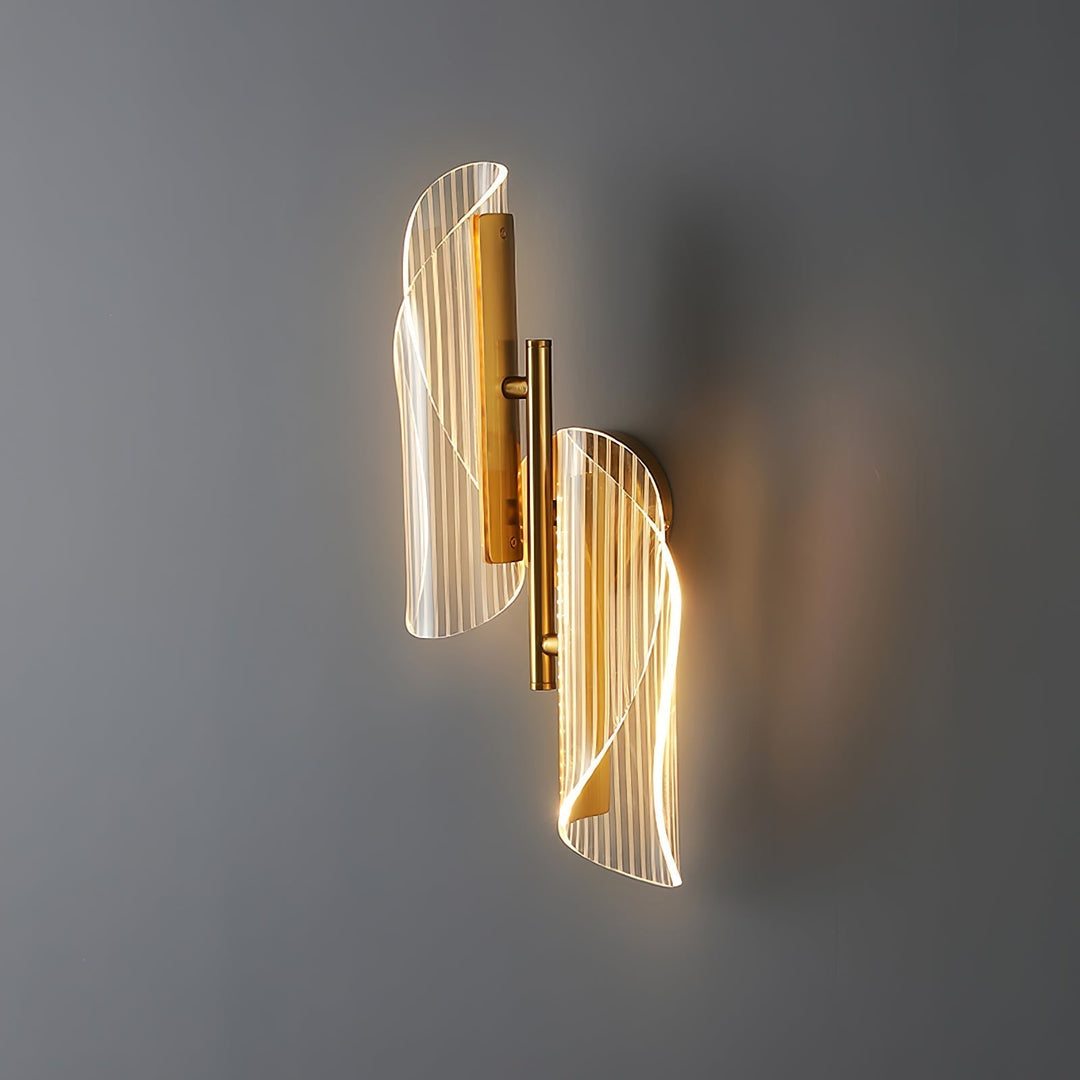Norvo | CrystalAura – Funklende Krystall Vegglampe for Glamourøs Touch