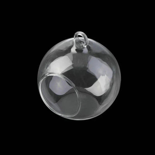 Norvo Glass Ball Vase Flower Plant Potted Creative Glass Container Home Office Decoration Home Table Decor Room Glass Vases