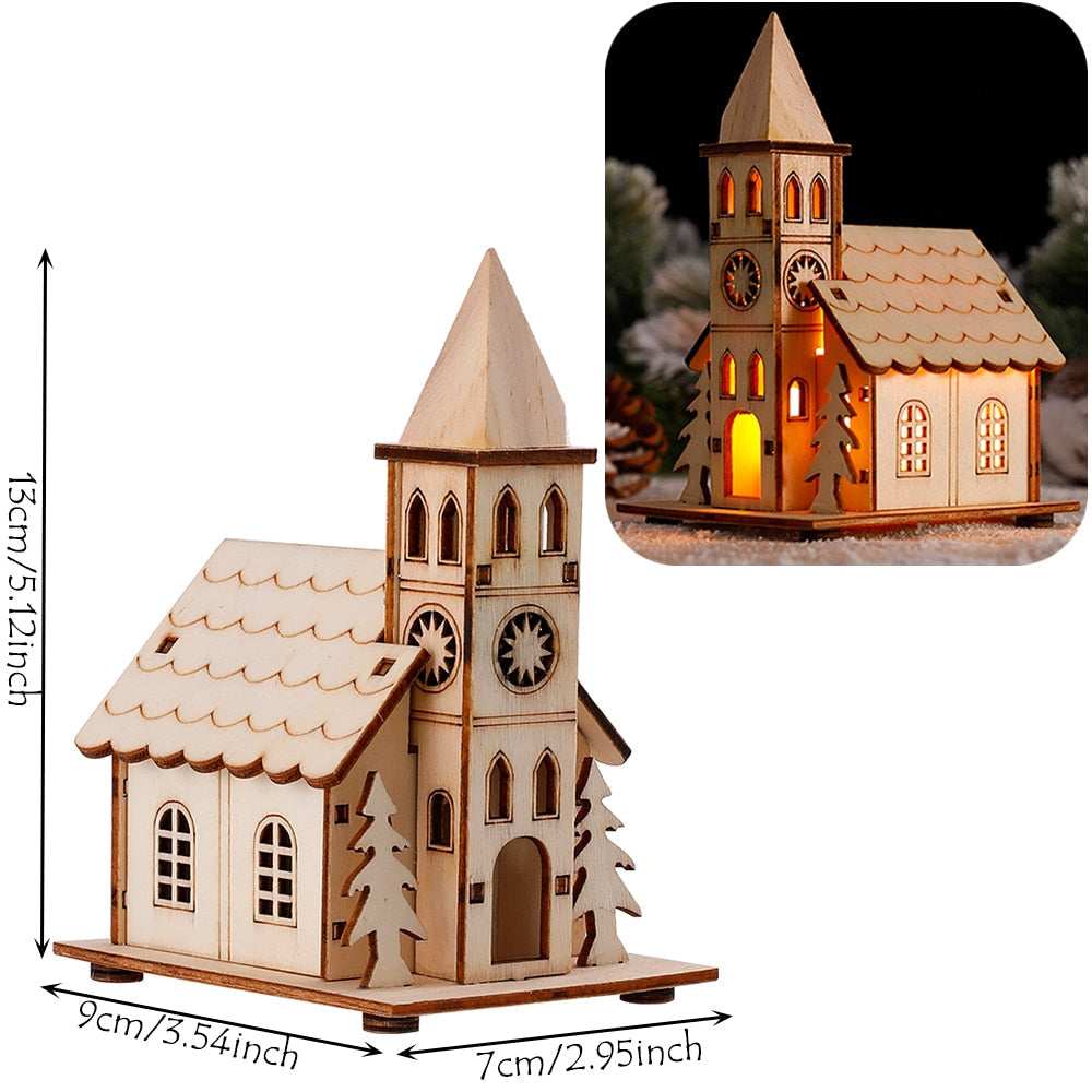 Norvo | DIY Tremalende Hus Dekor Glødende Lampe