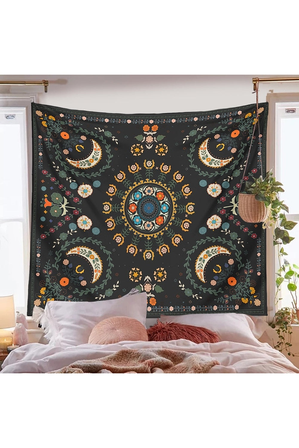 Himmelsk Botanisk Tapestry