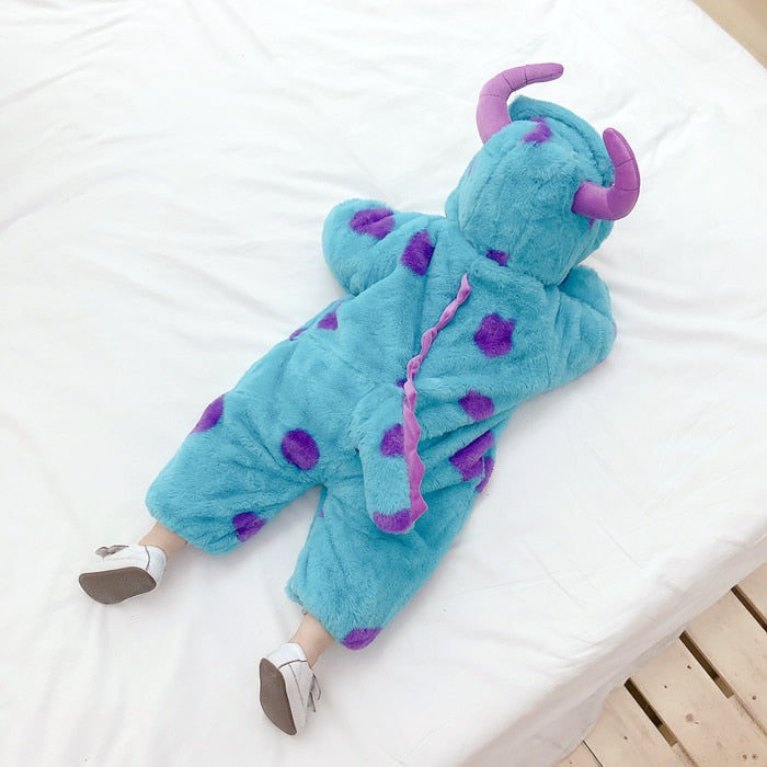 Norvo | Furry Baby Sjarmerende Dyrekostyme Helkropp Onesie
