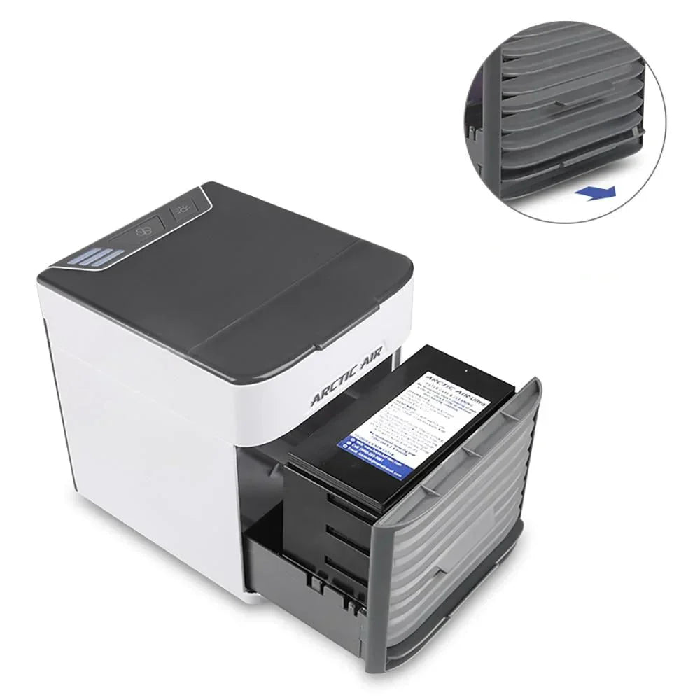 Norvo | Bærbar luftkjøler vifte med renserlys