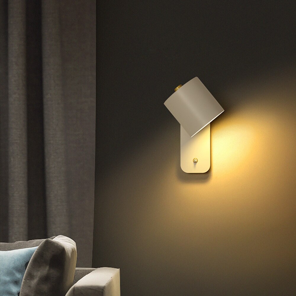 Norvo | Frendor - Moderne LED Vegglamper med Bryter Innendørs Hjemmedekor Lys