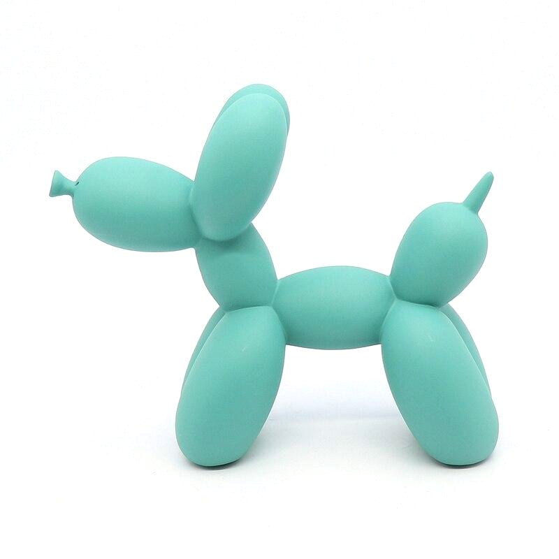Norvo | BalloonDog Livlig Hundeskulptur | Pop-Art Dekorasjon | Moderne Hjemmetekstur | Håndlaget Statue