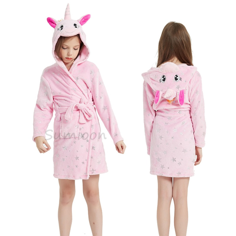 Norvo | Barne Einhorn Badekåpe