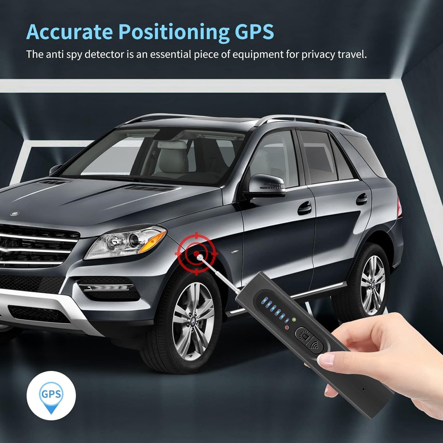 Norvo | Skjult Kamera Detektor med RF og GPS Sporings - Militær Kvalitet Overvåkningsenhet for Personvernbeskyttelse