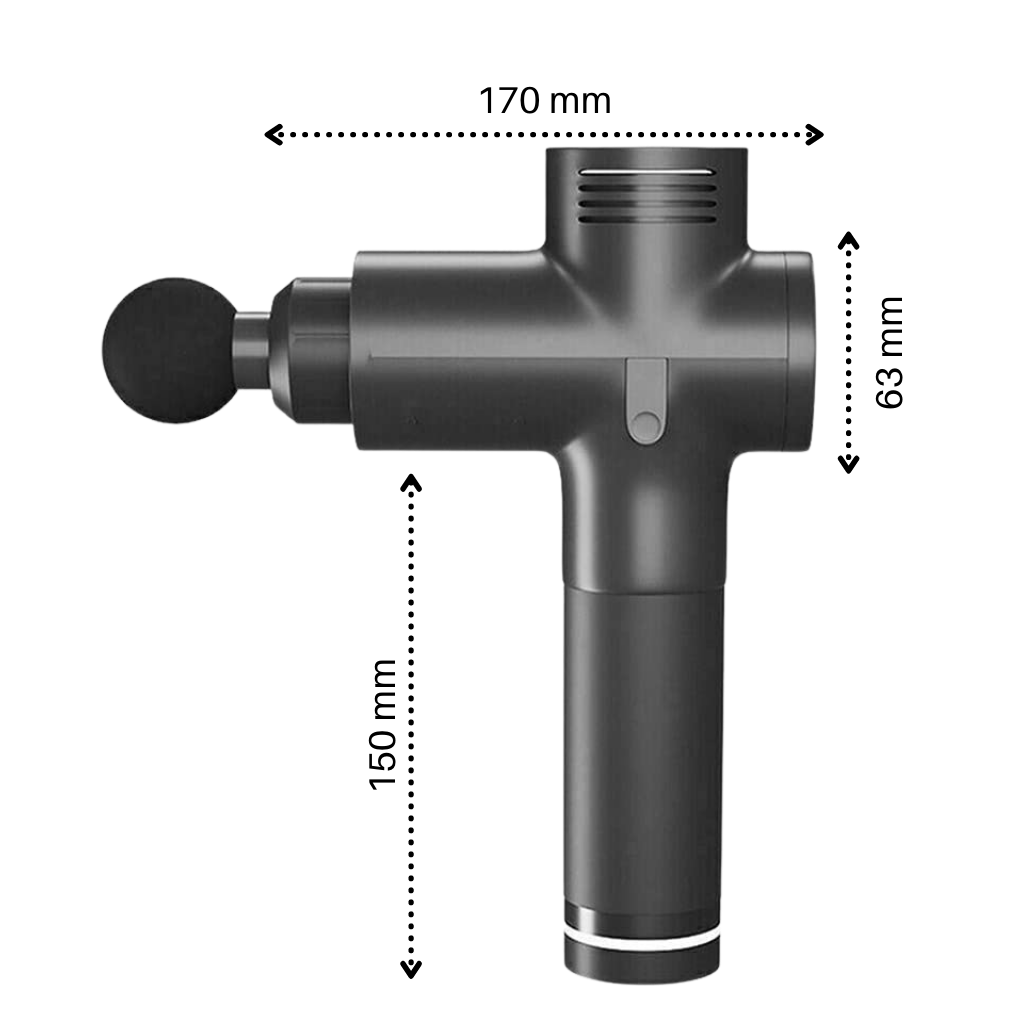 Høyhastighets vibrasjonsmassasjepistol