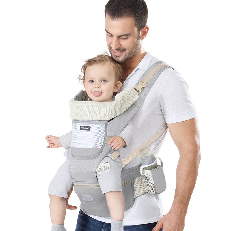 Norvo | All-Position Baby Carrier - Hip Seat Spedbarn Småbarn Rygsekk med Kenguru Innpakning Bærer