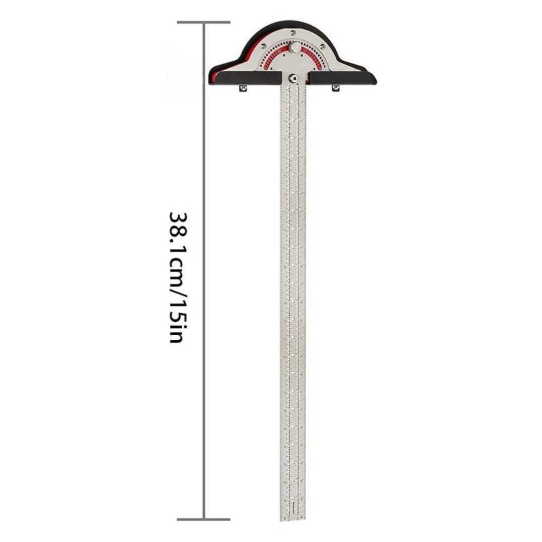 Norvo | Måleverktøy Presisjon Stål Linjal for Trearbeid